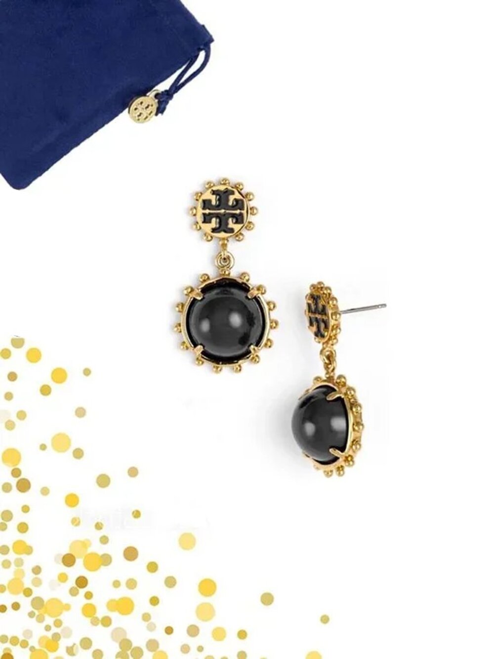 Tory Burch Winslow Drop Earrings  NWOT